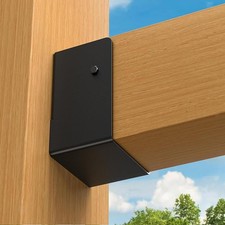 Support de solive dissimulé pour clôture en bois