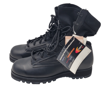 Belleville 600 Combat Boots Mens 9 W Black Leather Cordura Vibram