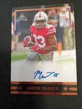 2021 Leaf Memories - 1991 Base Autographs Bronze #GLR-MT1 Master Teague III #/99