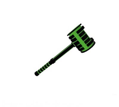 Robl0x Green LAZER Hammer SPECIAL EFFECTS Action Series 3/4 Chaser RARE Toy Code
