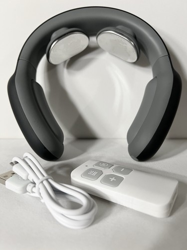 Portable Neck Massager with Heat Pulse 4D Cordless Intelligent Trigger - Black - Picture 3 of 3