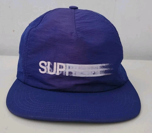 SS16 Supreme Couleur Passive Logo 5 Panneaux Chapeau Violet Casquette Rare Vintage 2016