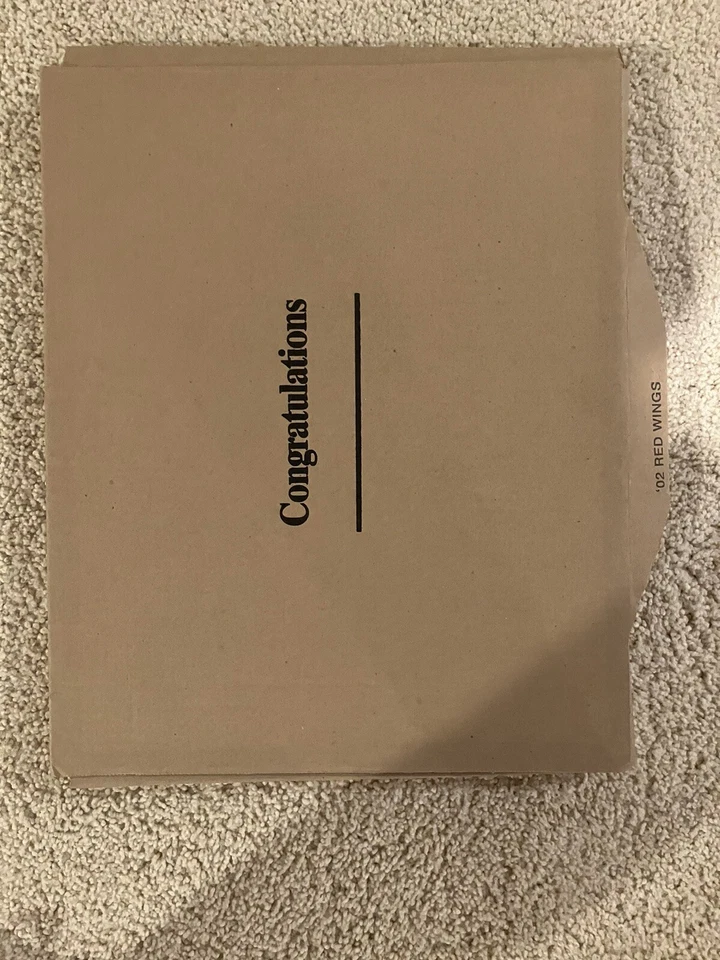 Табличка чемпиона Кубка Стэнли 2002 Detroit Red Wings - Изображение 4 из 4