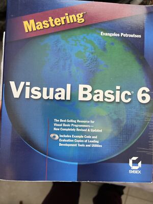 Mastering Visual Basic 6 (1998, Trade PB w/ CD) by Evangelos ...