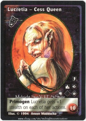 Lucretia - Cess Queen Nosferatu Jyhad V:TES VTES Vampire CCG