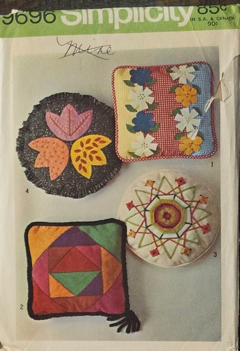 Simplicity Craft Pillow Sewing Patterns Pillows Home Travel Novelty + You-Pick - Picture 59 of 62