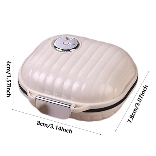 Weekly Pill Organizer Travel Pill Box 7 Compartments Portable Daily Pill Case - Picture 3 of 14