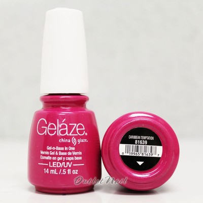 Gelaze China Glaze LED UV Gel Color Polish 0.5 oz - Caribbean Temptation 81639