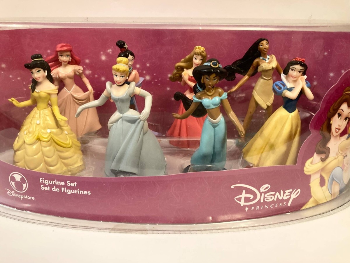 Disney Princess フィギュアセット 8体入り Disney Store Exclusive Disney Princess 8 Figurine Set Rare NEW | eBay