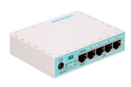 Router MikroTik hEX RB750Gr3 5x RJ45 1000Mb/s 1x USB - Zdjęcie 5 z 8