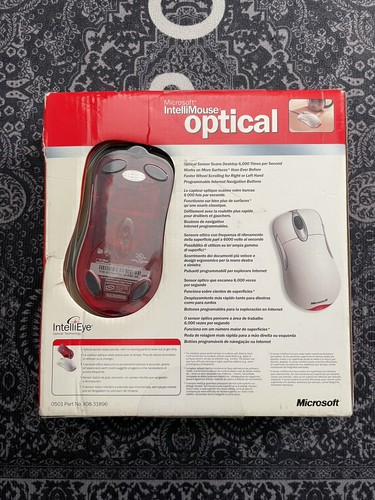 Microsoft IntelliMouse Optical Mouse 1.1 USB/PS2 (D58-00025) SEALED BNIB! - Picture 10 of 17