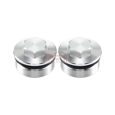 Bouchon de Fourche Fork Bolts Caps pour Triumph Bonneville T100 41 mm - Photo 1/4