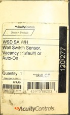ACUITY SENSOR SWITCH WSD SA WH - MISSING WALL PLATE