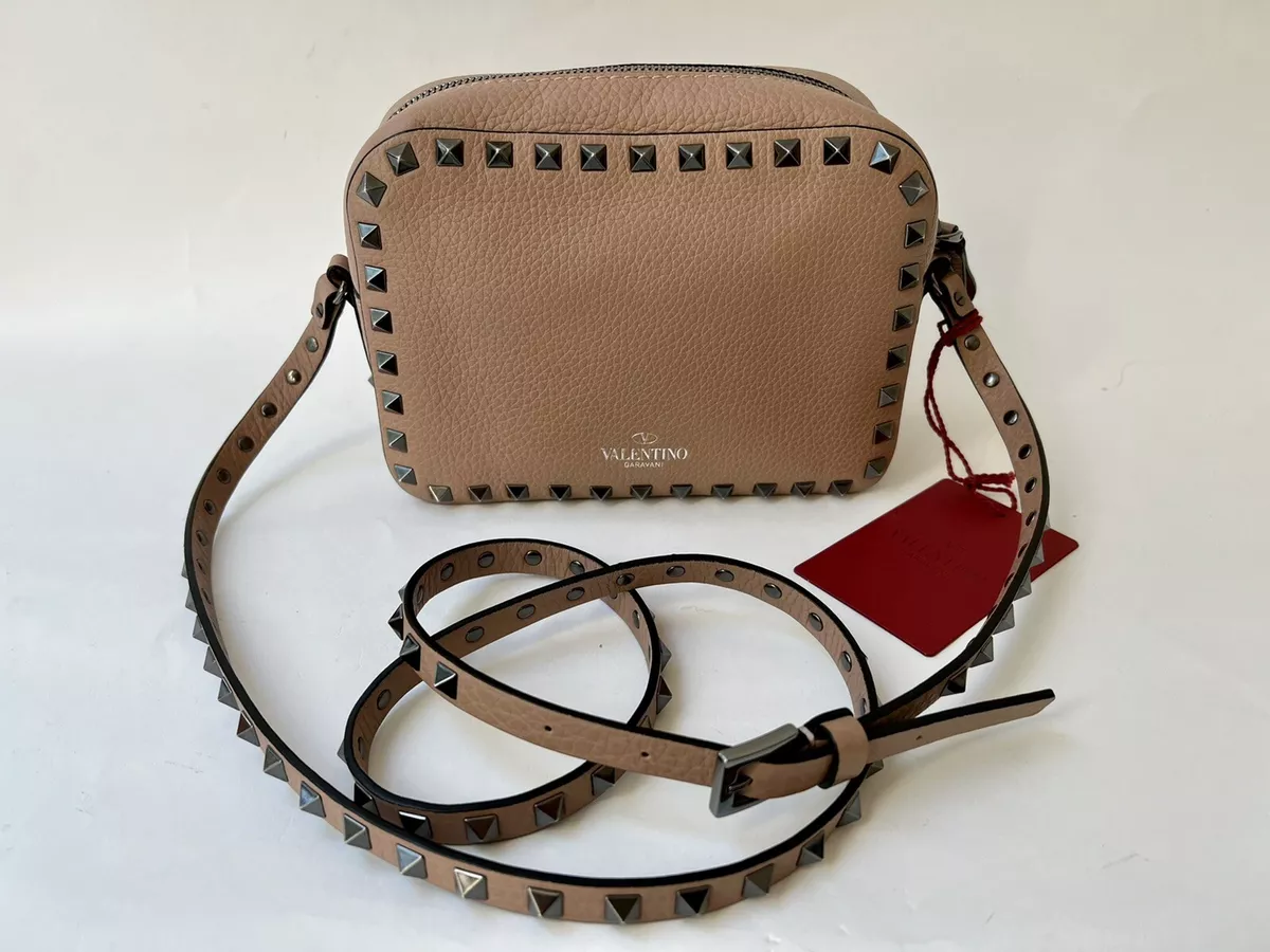 beige valentino rockstud bag