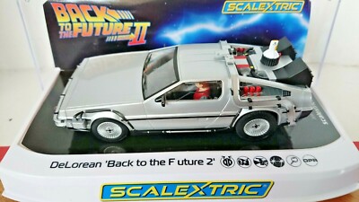 Scalextric C4249 DeLorean Zurück in die Zukunft 2 NEU