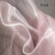 DIY Shiny Organza Mesh Fabric Tulle Reflective Sheer for Craft Dress Sew Decor