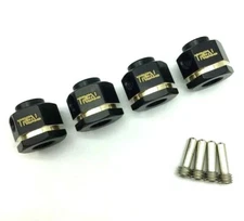 Treal Brass 31g +5 Extended Wheel Hub Hex Set - For Traxxas TRX-4