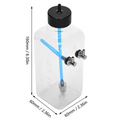 Transparent Plastic RC Fuel Tank For RC Airplane High Strength Sealing QH1