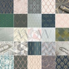Geometric Wallpaper High Quality Marble Trellis Metallic Textured More