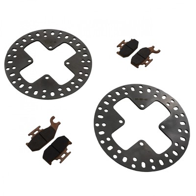 2006 Can-Am Outlander Max Limited 800 Front Brake Rotors & Brake Pads