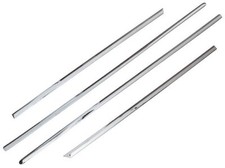 4x Zierleisten Türleisten für VW Passat 3C B6 05-11 Seitenleisten Chrom Streifen