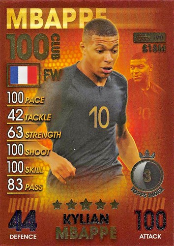 Topps Match Attax 101 2019 Legends Edición Limitada 100 todas las cartas del 1 al 192 - Imagen 22 de 230