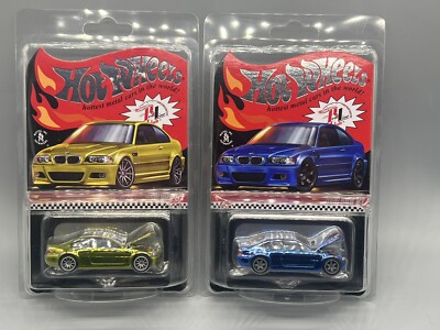 Hot Wheels RLC BMW M3 Spectraflame Yellow & Blue RLC Exclusive