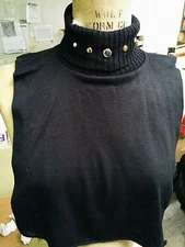 Turtleneck Girl Dickie Black Winter one size fits most  stones & ornaments 