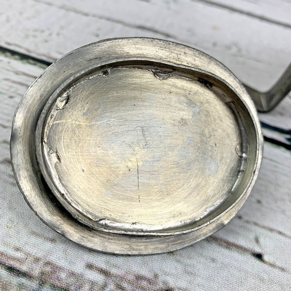 Norwegian Viking Drinking Horn Trinket Box w/ Lid Viking Pewter