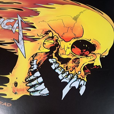 ORIGINAL LICENCED 2001 PYRAMID POSTERS POSTER METALLICA PUSHEAD 