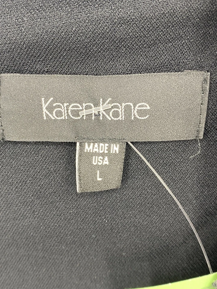 Karen Kane Preowned Women’s Black/White Flowy Dress 3/4” Sleeves Size Large - Image 3 of 4