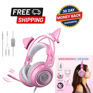 SOMIC G951s Pink Stereo Gaming Headset with Mic for PS4 Xbox One PC Mobile  Phone | eBay
