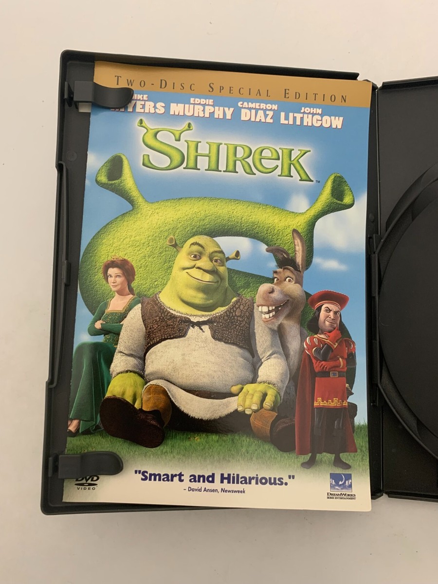 Shrek DVD 2001 2 Disc Set, Special Edition Dream Works Animated