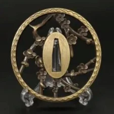 Japanese Tsuba　 Hand Guard Sword Samurai Katana Accessories