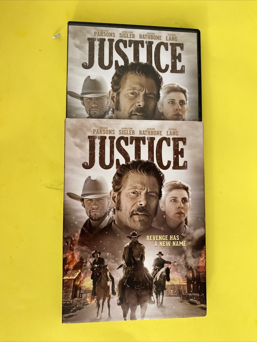 JUSTICE (DVD 2017) JACKSON RATHBONE STEPHEN LANG- LIKE NEW W