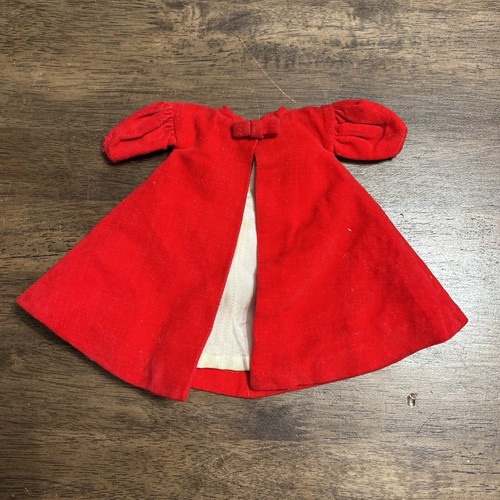 VINTAGE BARBIE DOLL #939 RED FLARE VELVET Coat