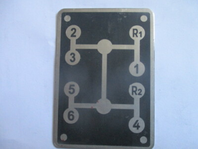 Typenschild Schild Hanomag R12 C112 R24 C224 Greif Schaltschema S64 s66