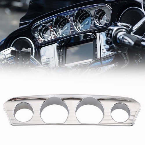 Tri-Line Gauge Trim Cover for Harley Touring Electra Street Glide Ultra Limited