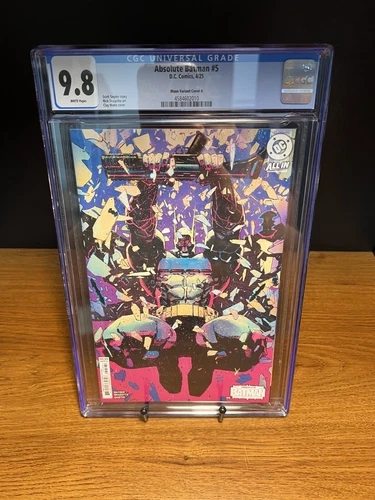 CGC 9.8 Absolute Batman #5 Clay Mann variant 1st printing 