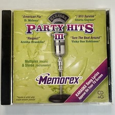 Memorex CD G Karaoke Party Hits III CD