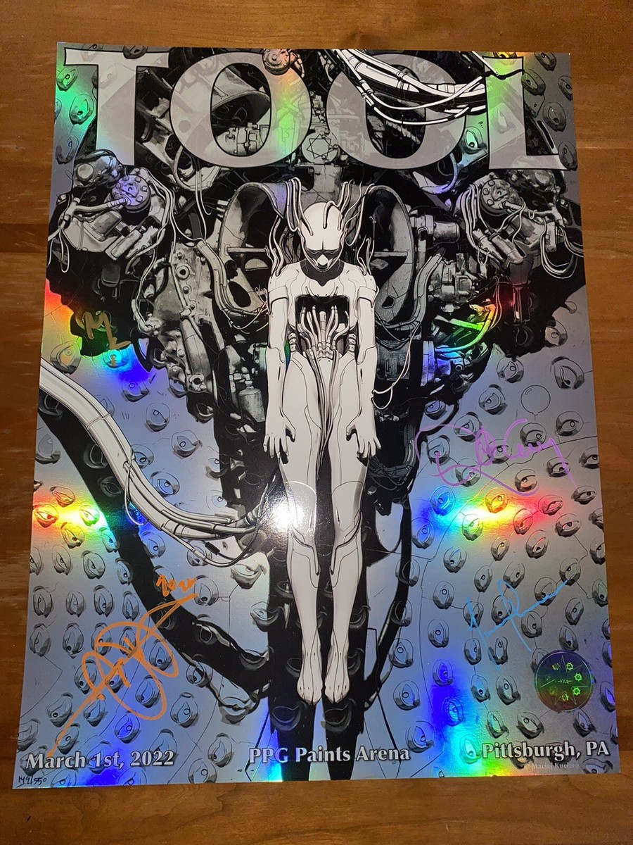 Tool Poster PPG Paints Arena Pittsburgh 3/01/22 Maciej Kuciara