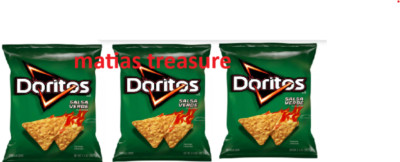 Doritos Salsa Verde Tortilla Chips 9.25 oz pack of 3