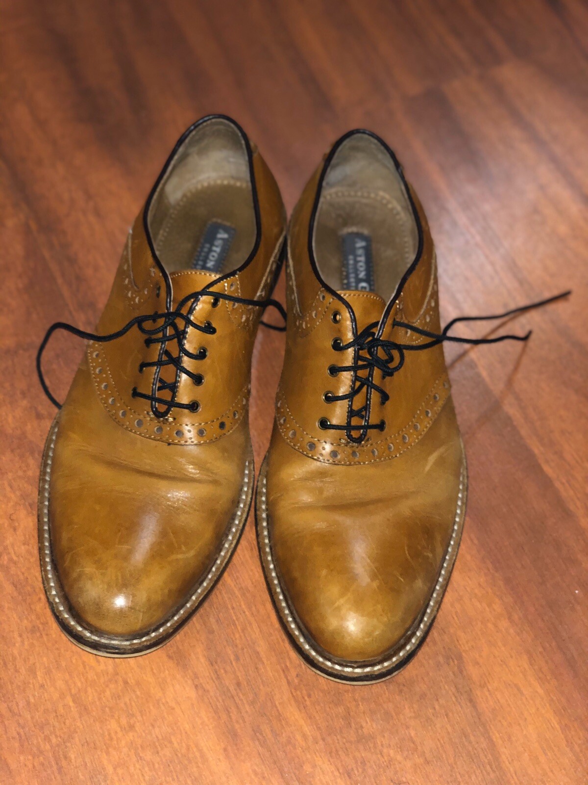 aston grey tokyo saddle oxford