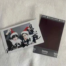 Michi Meguro Ren Autograph Photos Polaroid Fidelity Gifts 3 Inch 道枝骏佑目黑莲亲笔签名照