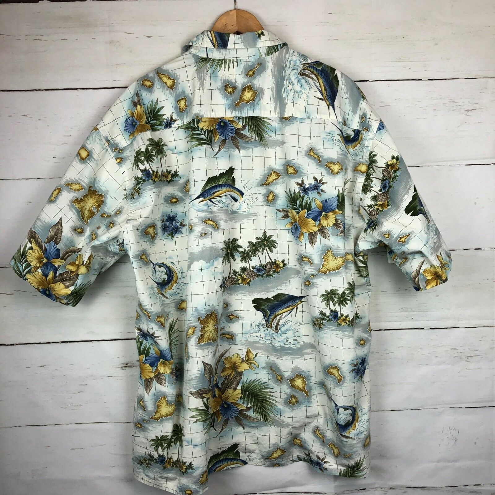 VTG Pierre Cardin Size XXL Shirt Hawaiian Tropica… - image 2