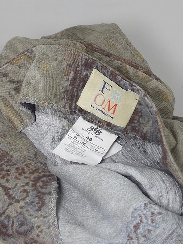 De By Vestebene Falda 48 XXL W34 2XL Rodilla Mujer Beige Stretch Acampanada - Imagen 5 de 5