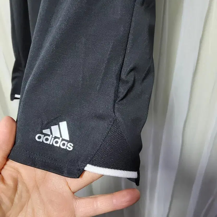 Adidas Women's Polo T-Shirt - Black, Size M thumbnail 4