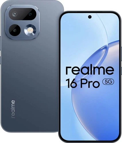 realme 16 Pro 5G Grey, 256GB 8GB RAM Dimensity 7300 Max Gobal Version.