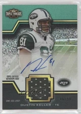 2011 Topps Triple Threads Unity Relics Emerald /50 Dustin Keller #TTUAR-34 Auto