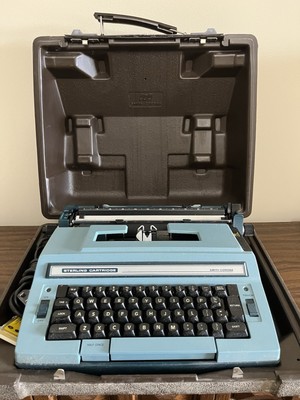 Vintage Smith Corona Sterling Cartridge Electric Typewriter w/ Case & Manual